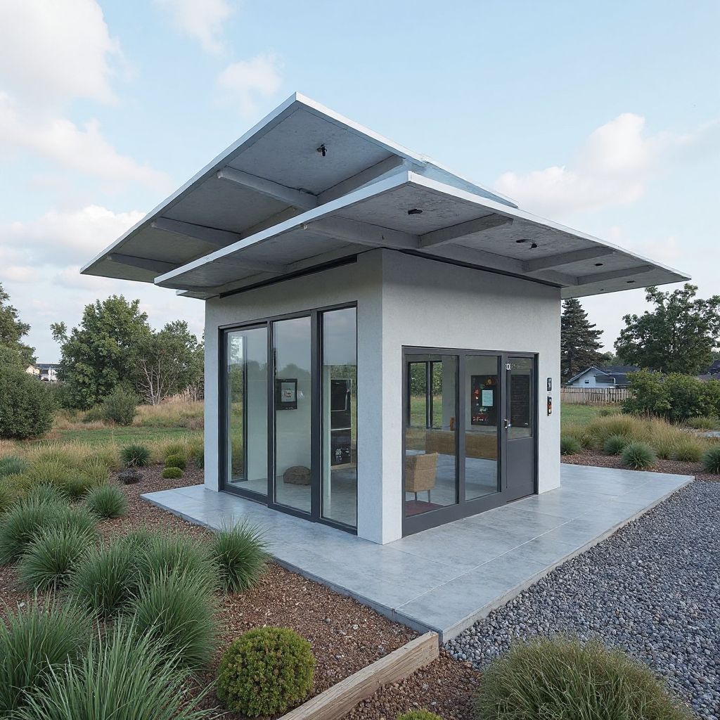 Paneles solares estación ElectroCharge energía renovable