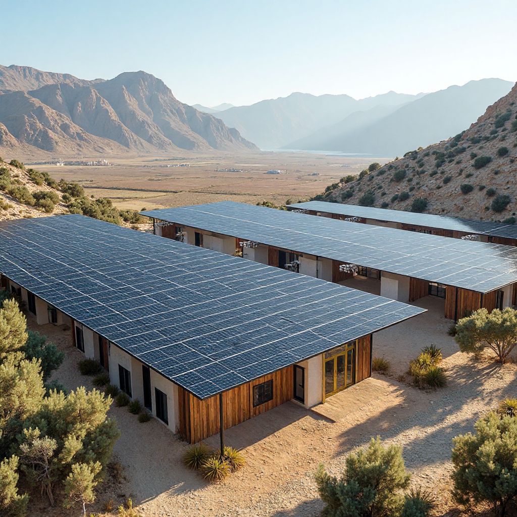 Misión de energía renovable y carga eléctrica